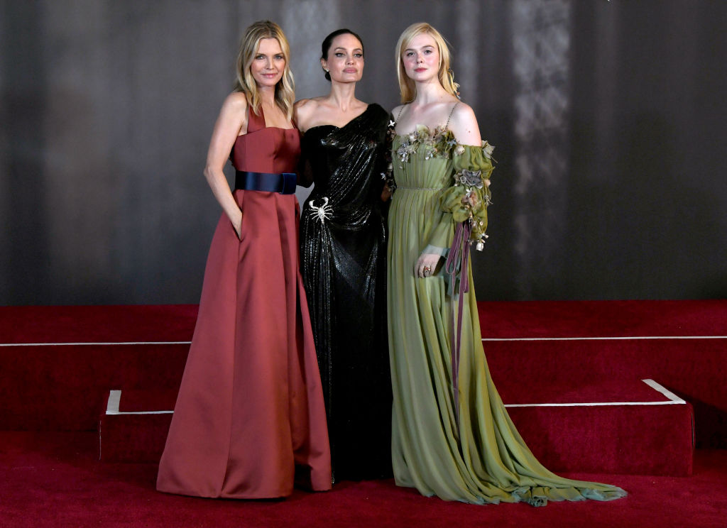 Michelle Pfeiffer, Angelina Jolie and Elle Fanning 1
